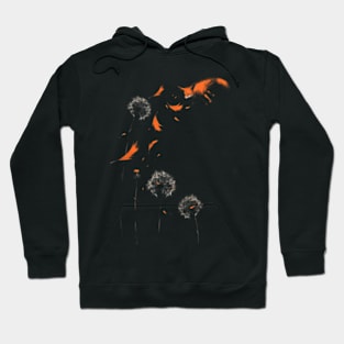 Telling Silence Fox And Flowers Hoodie